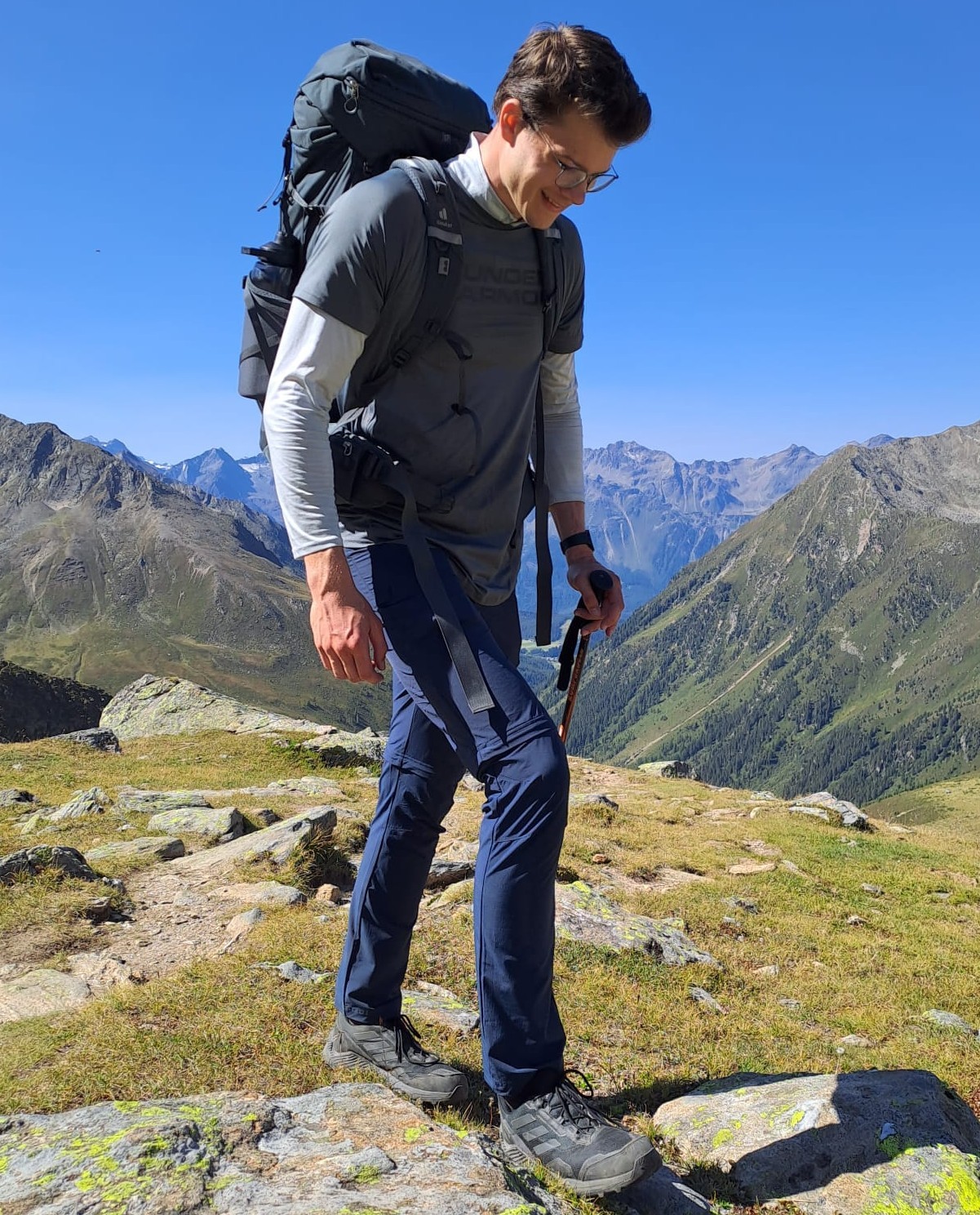 Leo on a hiking trip